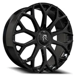 Revenge RL-105 Wheels 24X9 (25, 6X135, 87.1) Black Rims Set Of New. Price: $2709.40.