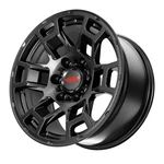 Wheel 17" Matte Black Trd Pro Rim Set 6X139.7 +5 Fits Tacoma 4RUNNER Tundra New. Price: $275.00.