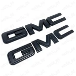 New Front & Rear Emblem Black Kit For 2019 - 2026 Gmc Sierra 1500 2500HD 3500HD. Price: $88.89.