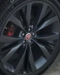 2020 F-pace Oe Wheel 22X10 5 V Spoke Black Gloss Jaguar Used. Price: $550.14.