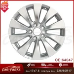 For Honda Accord Oem Design Wheel 17" 2013-2015 Silver Replacement Rim 64047 New. Price: $142.92.