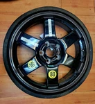 14-24 Maserati Ghibli M157 Emergency Spare Tire Wheel Donut Rim 175/55-18 18" Used. Price: $207.00.