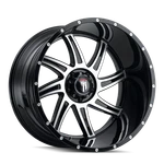 Set Of American Truxx Vortex AT162 Gloss Black Machined 22X12 6-135 -44MM New. Price: $1538.67.