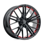 Performance Replicas PR194 20X10 5X120 35MM Gloss Black Red Machined Wheel New. Price: $292.72.