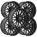 (set 5) Wicked Off-road W945 20X10 6X135/6X5.5" -18MM Gloss Black Wheels Rims New. Price: $1678.95.