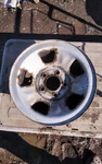 1996 1999 2002 Gmc Safari Van 15 Inch Steel Wheel Rim Painted Lug Used. Price: $65.00.