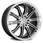 Maxxim Ferris Wheels 18X8 (45, 5X114.3, 73.1) Black Rims Set Of New. Price: $1240.32.