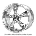 American Racing AR605M8912C Single Wheel 18" 9" Chrome 5X120 34MM New. Price: $479.00.