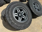 Set Of 4X Fuel 1PC D801 Oxide 18X9 6X139.7 1MM Matte Gunmetal Wheels -12MM Used. Price: $1195.00.