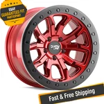 Dirty Life 9303-7983R12 DT-1 Crimson Candy Red 17X9 Wheel New. Price: $415.99.