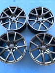 Set Of 4 - 22X10 Topline V1188 Trackhawk Matte Vapor 5X127 +35MM 71.6MM Cb New. Price: $1599.00.