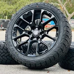22" Black Dodge Wheels Rim Tires Srt 10 Trx Rebel Laramie 1500 2019 - 2025 New. Price: $1895.00.