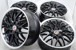 Set Of New 17X7.5 Ddr R19 Black/machined Lip 17" Rims Wheels 5X114.3 38MM. Price: $759.00.