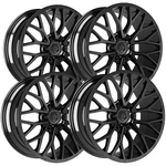 (set Of 4) Tis 566B 20X9 6X135 +18MM Gloss Black Wheels Rims 20" Inch New. Price: $1752.00.