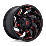 Fuel Off-road D755 Reaction 20X9 +20 Black & Red Wheel 6X135 6X139.7 (qty 1) New. Price: $500.00.