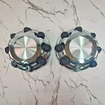 2X 15039488 Lug Silver Black Center Caps For Gmc Chevrolet 16IN Wheels Nos New. Price: $51.98.