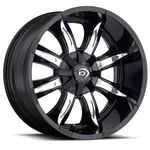 Vision Wheel Manic 20X9 6X135 -12MM Gloss Black/machined 423H2936GBMF-12 New. Price: $310.73.