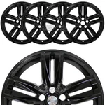 4 Fits 2016-2018 Chevrolet Camaro 20" Black Wheel Skins Hub Caps Full Rim Covers New. Price: $144.99.