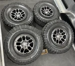 Jeep 392 Wrangler Rubicon Bronze Beadlock 17" Factory Oem Wheels 35S Tires Tpms Used. Price: $3599.99.