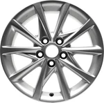 New 17X7 Inch Aluminum Wheel Rim 10 Spoke Silver Fits 2012-2018 Toyota Prius. Price: $183.69.