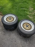 Porche 911 Targa 15"MAHLE Wheels Original Set Used. Price: $1850.00.