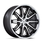 Asanti Black AB047 Imperator 22X9 5X112 27MM Gloss Mach Lip Wheel New. Price: $573.13.