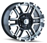 Ion 179 Satin Black Machined 17X9 8-165.1 0MM 130.8MM New. Price: $202.33.