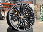 Genuine Used 21X9 21X10 Porsche Macan Gts Black (4 Wheel) Germany 5X112 Spyder. Price: $3971.00.