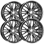 (set Of 4) Replica FR28 ZL1 22X9.5 6X5.5" +24MM Hyper Black Wheels Rims New. Price: $1340.00.