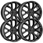 (set Of 4) Oe Concepts FD05 Platinum 22X9.5 6X135 +44MM Gloss Black Wheels Rims New. Price: $1070.96.