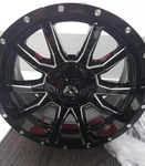 20X9 Fuel D627 Vandal Gloss Black Milled Wheel 5X5.5/5X150 (+20MM) Used. Price: $50.00.