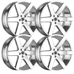 (SET-4) Strada Coda 22X9.5 5X115 15MM Chrome Wheels Rims Inch New. Price: $1956.00.