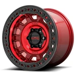 Kmc KM236 Tank Beadlock 17X9 5X5.0 Candy Red Wheel 17" -38MM Rim New. Price: $620.00.