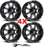 22 Fuel Maverick Gloss Black Milled Wheels Rims Tundra Ram Sequoia Xd Tis Moto Used. Price: $1945.00.