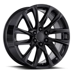 Fr 98 - Escalade 12 Spoke Replica Wheel 22X9 6X5.5 ET28 78.1CB Gloss Black New. Price: $326.74.