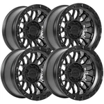 (set 4) Lock Off-road Combat 20X10 8X6.5" -18MM Matte Black Wheels Rims New. Price: $1692.00.