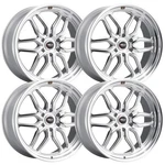 (SET-4) Weld Laguna 22X9.5 6X135 Silver Machined 25MM Wheels Rims Inch New. Price: $2700.00.