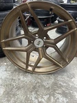 Variant Xenon Brushed Bronze 20" 10" ET0 Single Wheel 20X10J VEO7L Used. Price: $199.95.