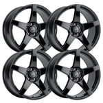 (SET-4) Forgestar CF5 19X9 5X114.3/5X4.5 Gloss Black 35MM Wheels Rims Inch New. Price: $1920.00.