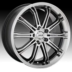 Maxxim Ferris Machined Black 17X7 5X100 / 5X4.5 40MM (41MB-4S77T04405) New. Price: $225.60.