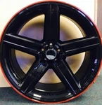 22" Iroc Wheel 22X9.5 +10 6X139.7 CB78.1 Black Red Lip Baller Rim Last New. Price: $599.99.