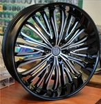 24" Velocity VW36 Wheel 24X9.5 +30 6X139.7 78.1 Black Machined Rim Limited New. Price: $699.99.