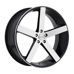 22" Cavallo CLV-5 Gloss Black & Machined Wheel 22X9 5X120 35MM Luxury Rim New. Price: $453.84.