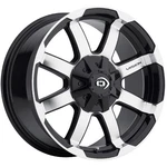 Vision 413 Valor 16X8 5X4.5"/5X5" +0MM Black/machined Wheel Rim 16" Inch New. Price: $169.99.