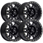 (set Of 4) Vision 398 Manx 18X9 5X5" -12MM Matte Black Wheels Rims 18" Inch New. Price: $694.96.