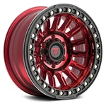 Fittipaldi Off-road FB152R Wheel 17X9 (-38, 8X165.1, 125.2) Red Single Rim New. Price: $560.00.