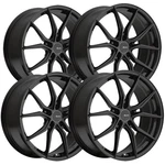 (set Of 4) Advanti Racing Hybris 18X8 5X120 +35MM Gloss Black Wheels Rims New. Price: $1174.96.
