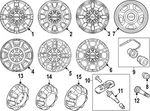 Genuine Ford Wheel Alloy PC3Z-1007-C New. Price: $760.48.