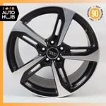 Audi Tt X 19" Wheel Rim Black Polished 8S0601025N Oem Used. Price: $328.23.