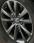 2016 Town And Country Oe Wheel 17X6-1/2 10 Spoke Black Chrysler Used. Price: $149.46.